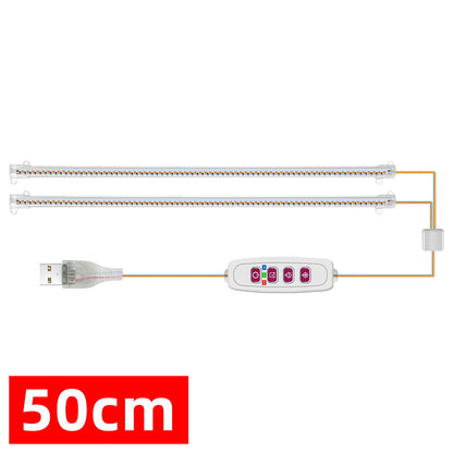 1/2/3/4 LED Grow Light Strips for Indoor Plants Red Blue Full Spectrum USB Phyto Lamp Timer Dimmable Seedlings Flower Lamp Bar