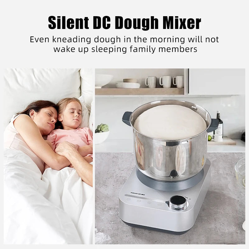 SUNATUR Kneader 8L/5.5L Stand Mixer Electric Dough Mixer Kitchen Processor Machine for Kneading Home Appliance for Baking