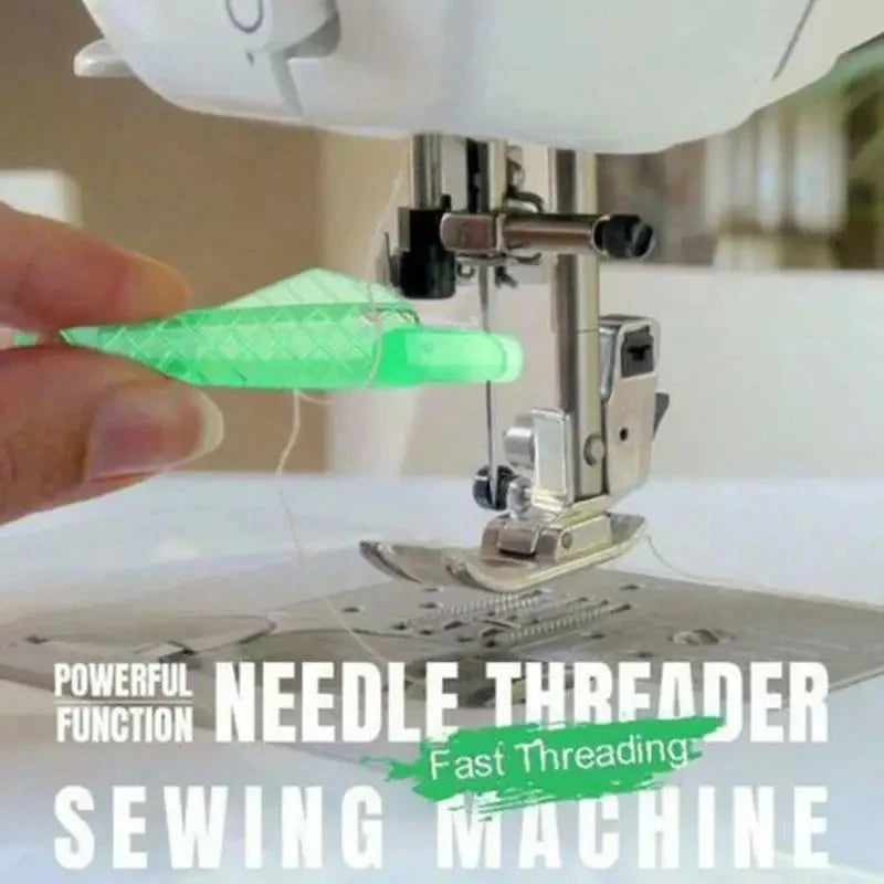 5/10/30PCS Mini Needle Threader DIY Tool Home Hand Sewing Machine Device Thread Needle Cross Plastic Stitch Sewing Accessories