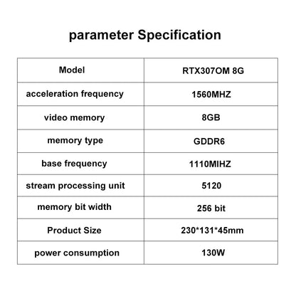 USED Video card RTX 3070M (3070 Laptop) 8GB 256Bit DDR6 Non LHR Perfectly Compatible With Mining BTC ETH Speed Reaches 65+MH/S