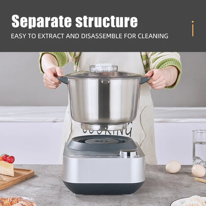 SUNATUR Kneader 8L/5.5L Stand Mixer Electric Dough Mixer Kitchen Processor Machine for Kneading Home Appliance for Baking