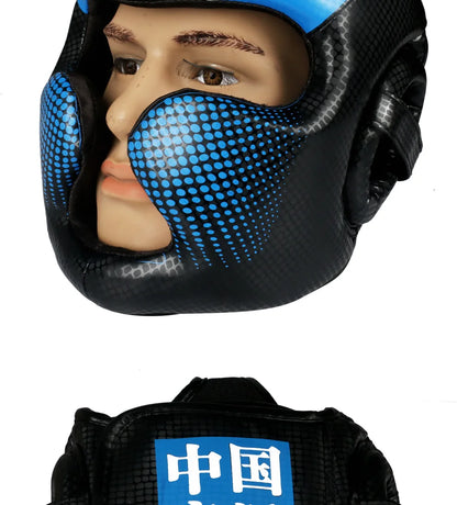 Promotion Boxing MMA Safety Helmet Head Gear Protectors Adult Child Training Headgear Muay Thai Kickboxing Full-Covered Helmets