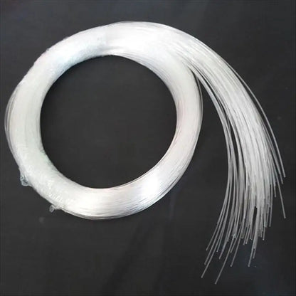 Hot Sales 1～5 Meter 0.5mm End Glow PMMA Fiber Optic Cable For DIY LED Star Ceiling Light