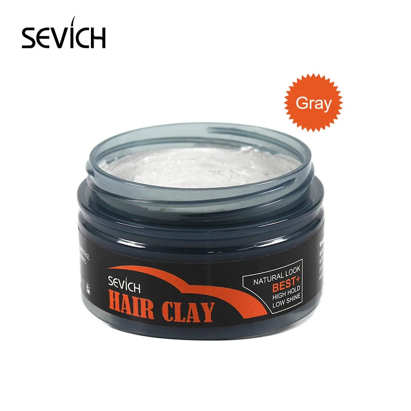 Sevich Matte Hair Clay Fashion Hair Styling Daily Use Mens Brushed Hair Clay High Strong Hold Low Shine Hair Styling Wax