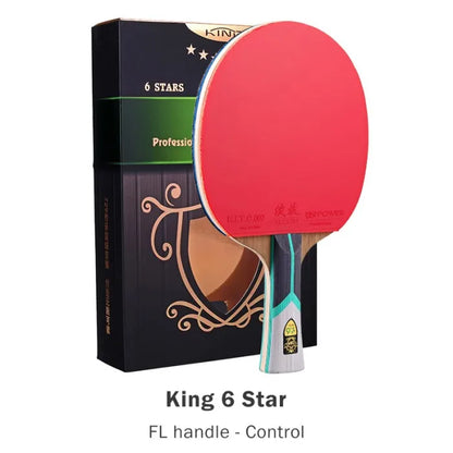 729 Ping Pong Racket Professional Offensive Table Tennis Racket King 6 7 8 9Star ITTF Approved Ping Pong Paddle for Intermediate