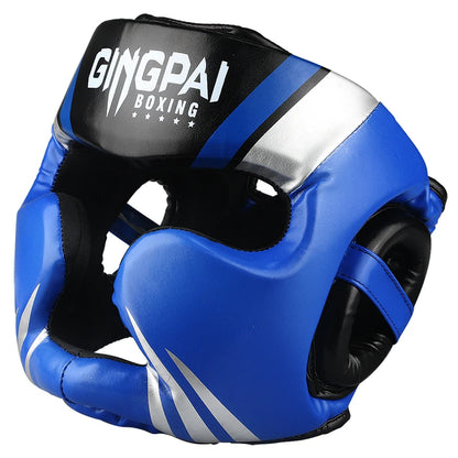 Promotion Boxing MMA Safety Helmet Head Gear Protectors Adult Child Training Headgear Muay Thai Kickboxing Full-Covered Helmets