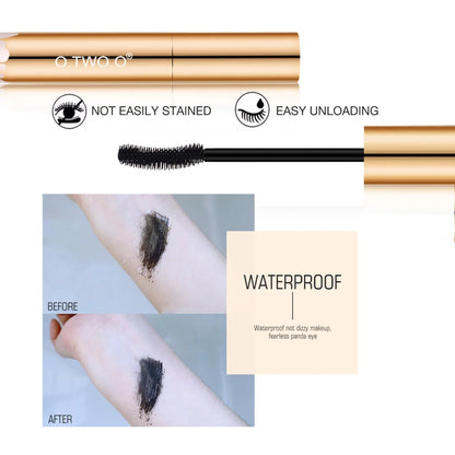 O.TWO.O Professional Volume Curled Lashes Black Mascare Waterproof Curling Tick Eyelash Lengtheing 3D Eye Makeup Mascara