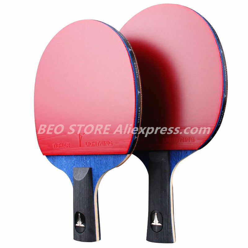 TIBHAR Table Tennis Racket 6/7/8/9 Star Sticky Rubber Pimples-in Professional Hight Quality Original TIBHAR Racket Ping Pong Bat