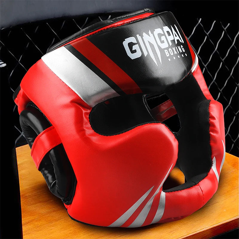 Promotion Boxing MMA Safety Helmet Head Gear Protectors Adult Child Training Headgear Muay Thai Kickboxing Full-Covered Helmets