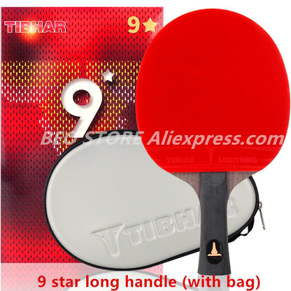 TIBHAR Table Tennis Racket 6/7/8/9 Star Sticky Rubber Pimples-in Professional Hight Quality Original TIBHAR Racket Ping Pong Bat