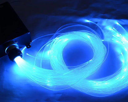 Hot Sales 1～5 Meter 0.5mm End Glow PMMA Fiber Optic Cable For DIY LED Star Ceiling Light