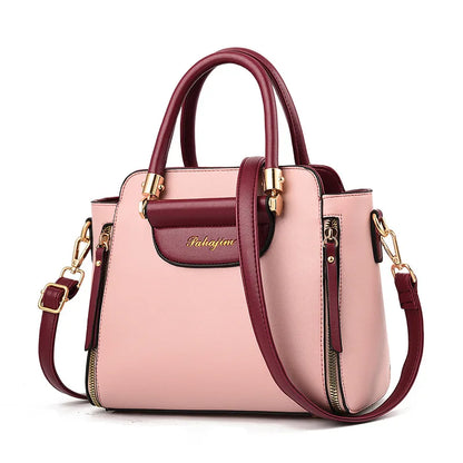 Women's bag 2024 new fashion women's bags hit color hand-held  bag Europeand the United States all-match shoulder messenger bag