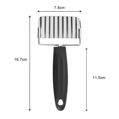 Blade Cutting Machine French Fry Cutter, Stainless Steel +3 Blades Size, Chips Cutter Parts French Fry Potato Chips Cutters