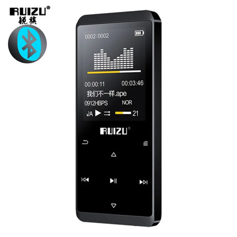 music player RUIZU X50 Sportmp3 player bluetooth  Clip Mini Support FM,Recording,E-Book,Clock,Pedometer mini mp3 player