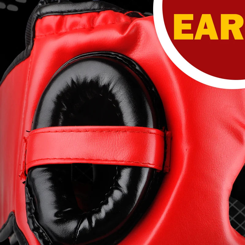 Promotion Boxing MMA Safety Helmet Head Gear Protectors Adult Child Training Headgear Muay Thai Kickboxing Full-Covered Helmets