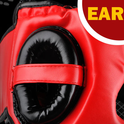 Promotion Boxing MMA Safety Helmet Head Gear Protectors Adult Child Training Headgear Muay Thai Kickboxing Full-Covered Helmets