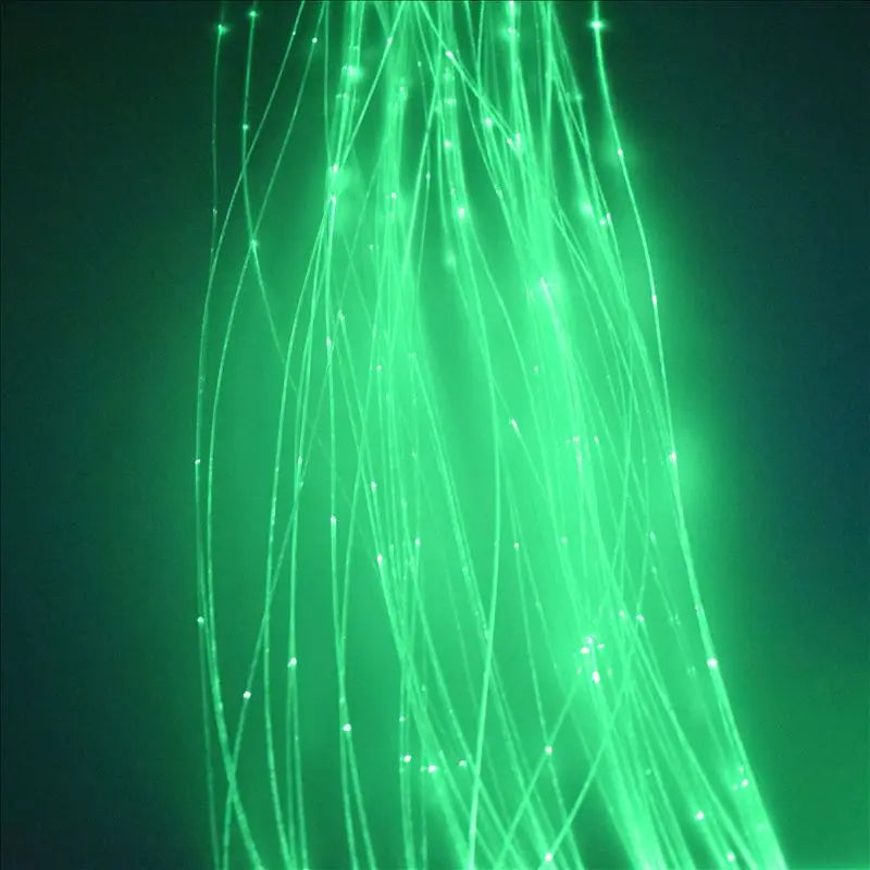 50~500PCS X 1mm 1~5 Meter Sparkle Flash Point Glow PMMA Plastic Fiber Optic Cable For DIY Curtain Waterfall Decorative Light