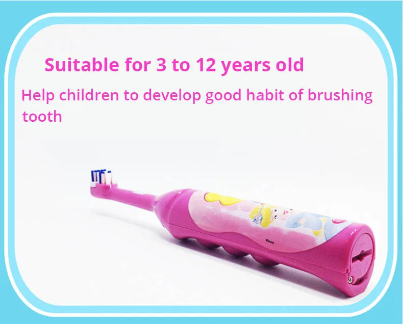 Oral B Electric Toothbrush Special for Children Gum Care Oral Clean Rotary Vibration Soft Bristle Battery Powered Tooth Brush