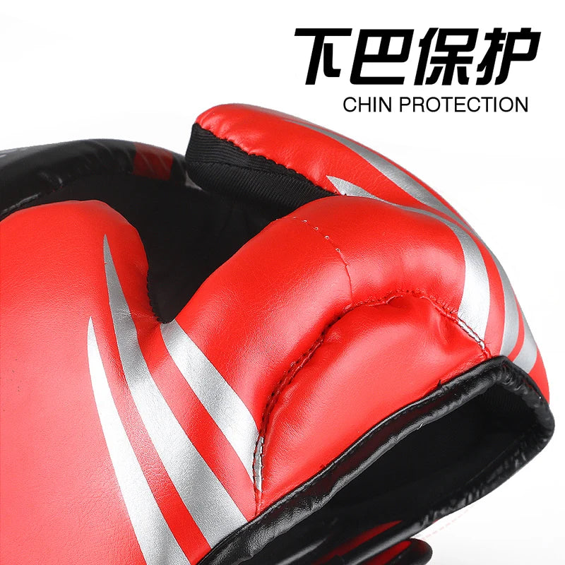 Promotion Boxing MMA Safety Helmet Head Gear Protectors Adult Child Training Headgear Muay Thai Kickboxing Full-Covered Helmets