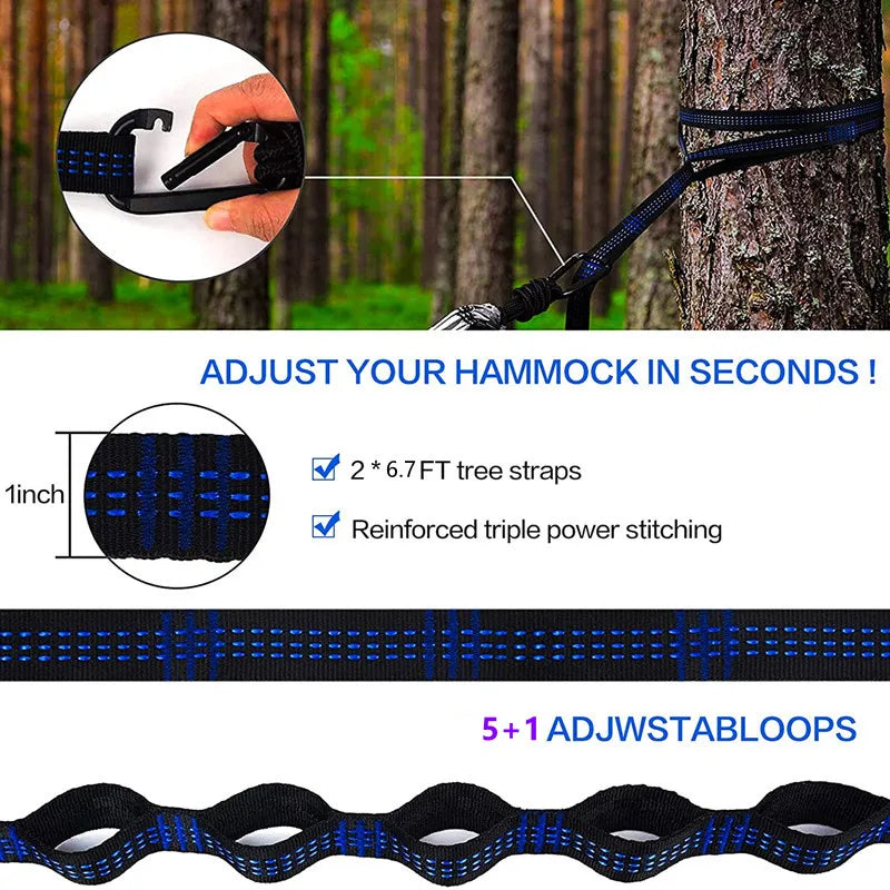 Camping Hammock with Bug Net and Rainfly Tarp,118x118in Portable Waterproof and UV Protection Hammock Tent for Indoor, Outdoor