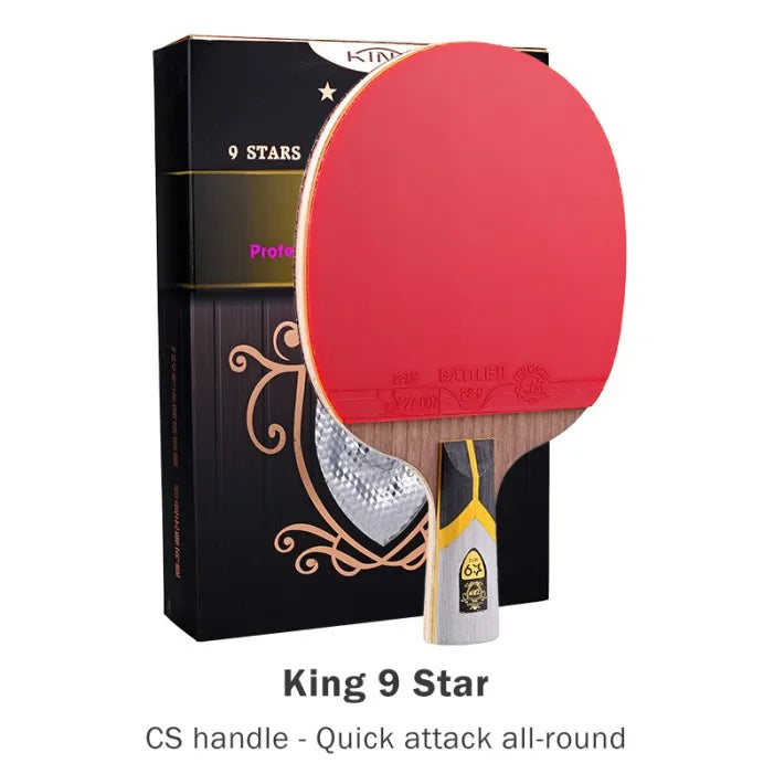 729 Ping Pong Racket Professional Offensive Table Tennis Racket King 6 7 8 9Star ITTF Approved Ping Pong Paddle for Intermediate