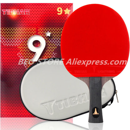 TIBHAR Table Tennis Racket 6/7/8/9 Star Sticky Rubber Pimples-in Professional Hight Quality Original TIBHAR Racket Ping Pong Bat