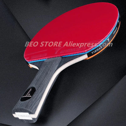 TIBHAR Table Tennis Racket 6/7/8/9 Star Sticky Rubber Pimples-in Professional Hight Quality Original TIBHAR Racket Ping Pong Bat