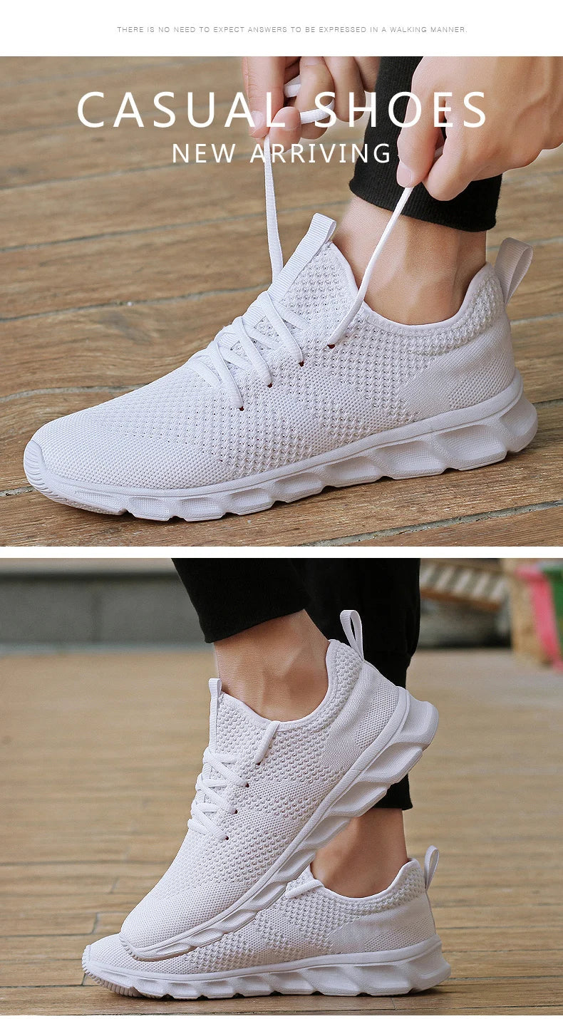 Men Light Running Shoes  Breathable Lace-Up Jogging Shoes for Man Sneakers Anti-Odor Men's Casual Shoes Drop Shipping