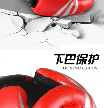 Promotion Boxing MMA Safety Helmet Head Gear Protectors Adult Child Training Headgear Muay Thai Kickboxing Full-Covered Helmets