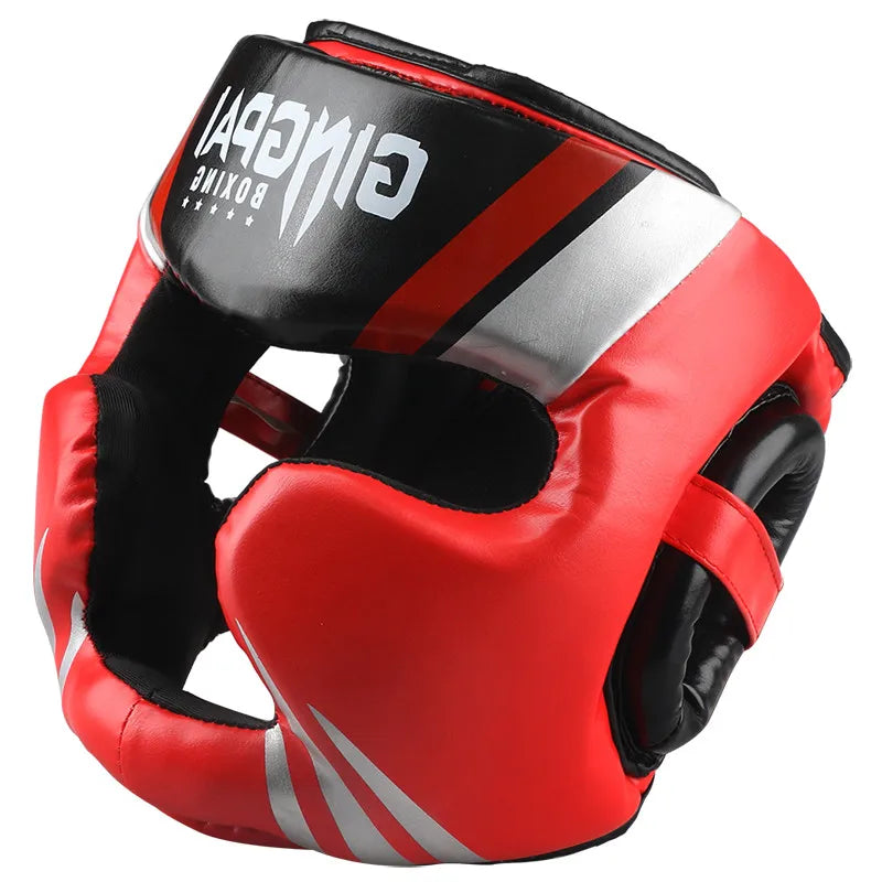 Promotion Boxing MMA Safety Helmet Head Gear Protectors Adult Child Training Headgear Muay Thai Kickboxing Full-Covered Helmets