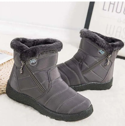 Snow Women Boots Comfortable Women's Boots Waterproof Women Shoes Zipper Shoes Woman Soft Fur Women's Winter Boots Botas Mujer