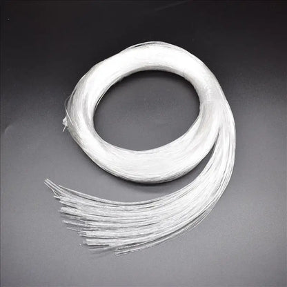 50~500PCS X 1mm 1~5 Meter Sparkle Flash Point Glow PMMA Plastic Fiber Optic Cable For DIY Curtain Waterfall Decorative Light