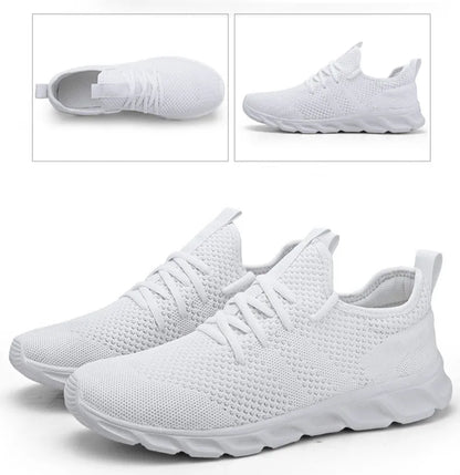 Men Light Running Shoes  Breathable Lace-Up Jogging Shoes for Man Sneakers Anti-Odor Men's Casual Shoes Drop Shipping