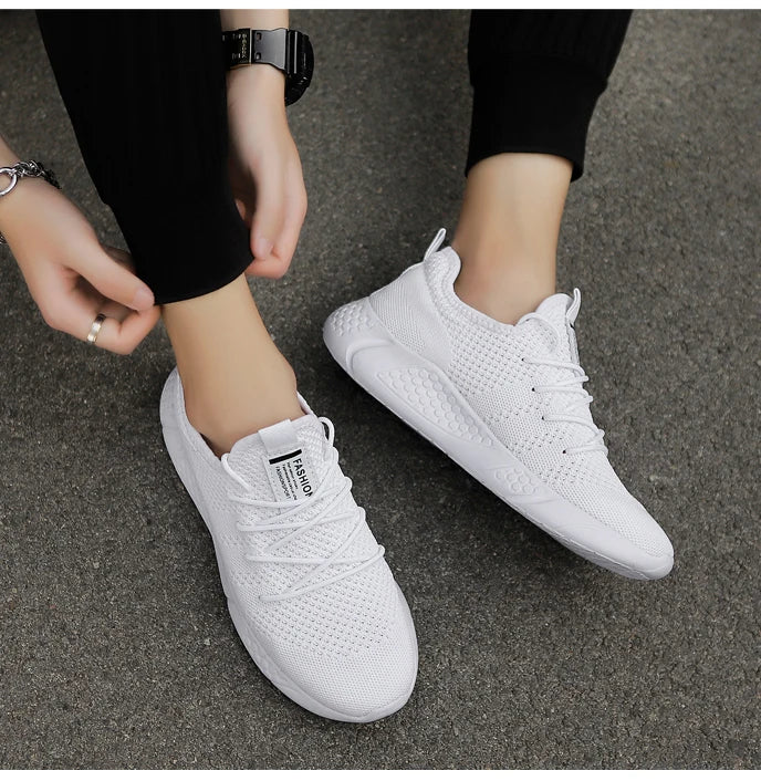 Men Light Running Shoes  Breathable Lace-Up Jogging Shoes for Man Sneakers Anti-Odor Men's Casual Shoes Drop Shipping