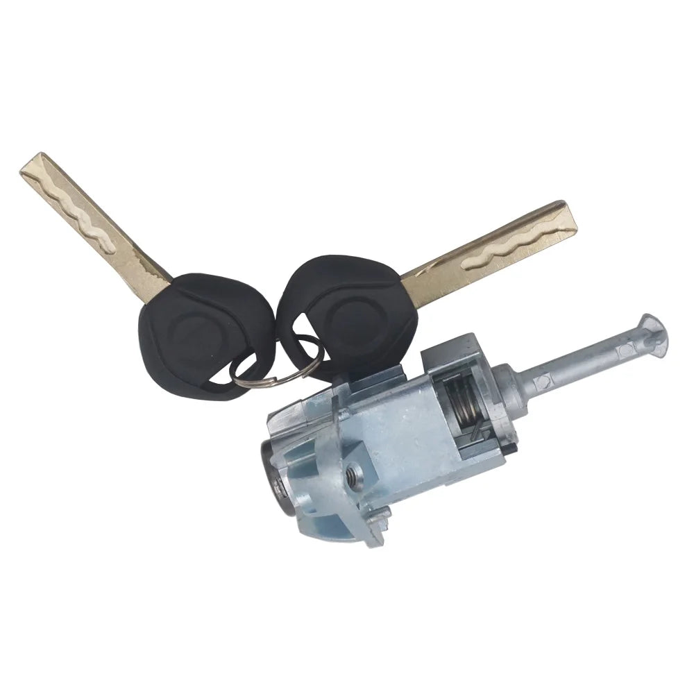 For BMW/ E46 3 Series Front Left Driver Door Lock Cylinder Barrel WITH 2 KEYS 51217019975, 51 21 7 019 975