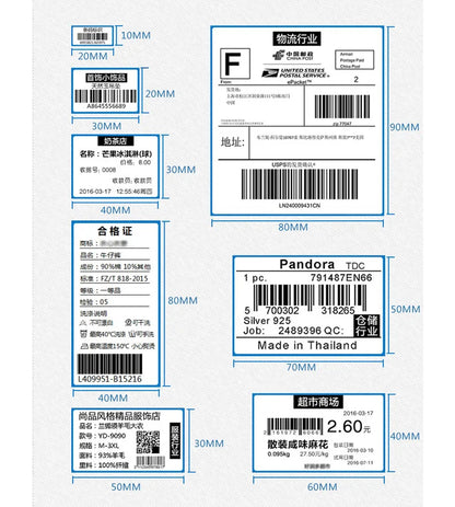 XP-460B/420B 4inch Shipping label/Express/Thermal Barcode Label printer Compatible with shipping label  4x6 inches Label