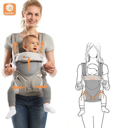 Egobaby breeze Baby Carrier Multifunction Breathable Infant Carrier Backpack Kid Carriage Toddler baby Sling Wrap Suspenders 360