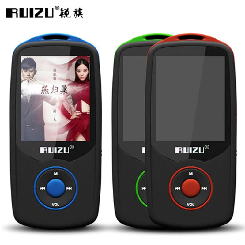 music player RUIZU X50 Sportmp3 player bluetooth  Clip Mini Support FM,Recording,E-Book,Clock,Pedometer mini mp3 player