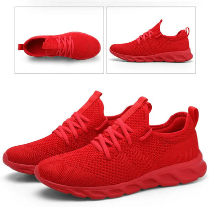 Men Light Running Shoes  Breathable Lace-Up Jogging Shoes for Man Sneakers Anti-Odor Men's Casual Shoes Drop Shipping