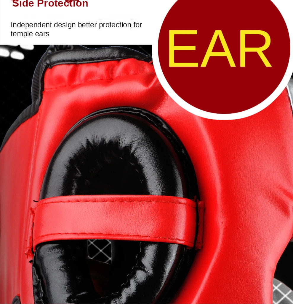 Promotion Boxing MMA Safety Helmet Head Gear Protectors Adult Child Training Headgear Muay Thai Kickboxing Full-Covered Helmets