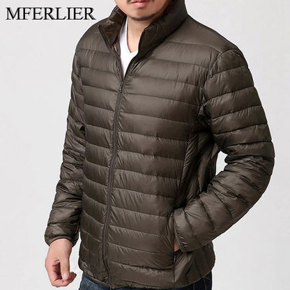 Winter jackets men 5XL 6XL 7XL 8XL 9XL Bust 155cm cotton Loose men jackets 5 colors