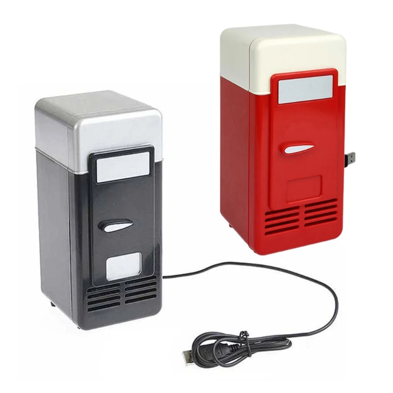 Portable Mini 780ml Fridge USB Powered Car Drink Cooler Home Desktop Boat Travel Cosmetic Fridge Multipurpose Appliances