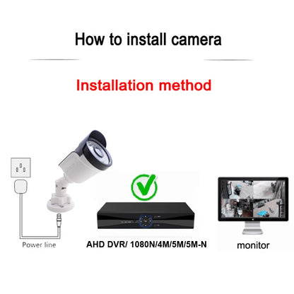 JIENUO AHD Camera Security Surveillance 720P 1080P 4MP 5MP Analog Infrared Night Vision CCTV Outdoor Waterproof 2mp Hd Home Cam