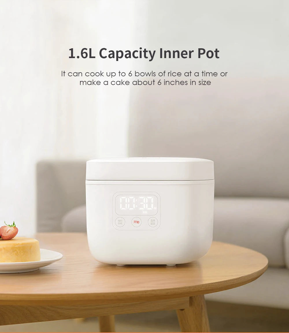 Hot XIAOMI MIJIA Mini Electric Rice Cooker Intelligent Automatic Household Kitchen Cooker 1-2 Person Small Electric Rice Cookers