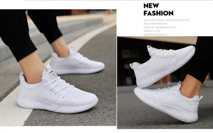 Men Light Running Shoes  Breathable Lace-Up Jogging Shoes for Man Sneakers Anti-Odor Men's Casual Shoes Drop Shipping