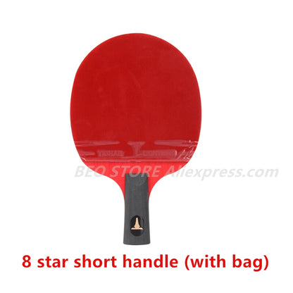 TIBHAR Table Tennis Racket 6/7/8/9 Star Sticky Rubber Pimples-in Professional Hight Quality Original TIBHAR Racket Ping Pong Bat