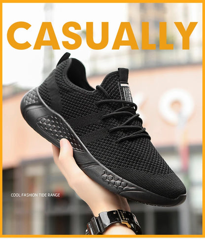 Men Light Running Shoes  Breathable Lace-Up Jogging Shoes for Man Sneakers Anti-Odor Men's Casual Shoes Drop Shipping