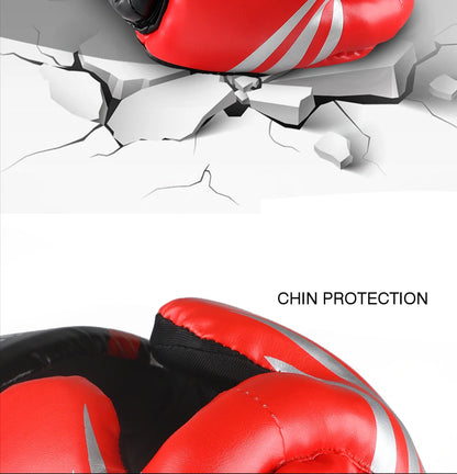 Promotion Boxing MMA Safety Helmet Head Gear Protectors Adult Child Training Headgear Muay Thai Kickboxing Full-Covered Helmets