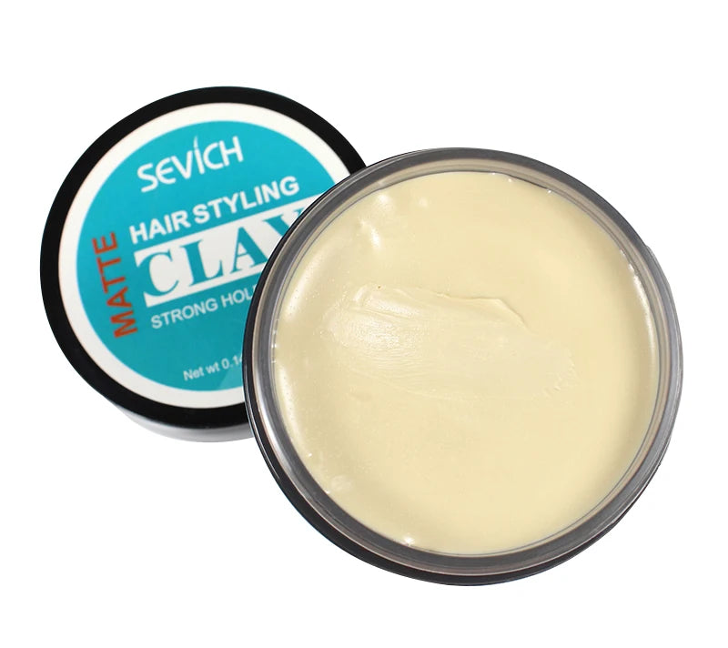 Sevich 80g Hair Styling Matte Hair Clay Lasting Stereotype Matte Clay Strong Hold Easy Wash Convenient Smooth