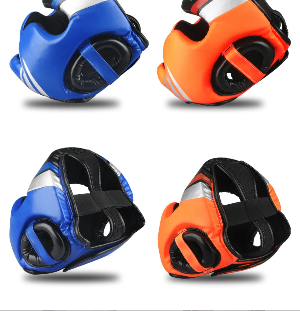 Promotion Boxing MMA Safety Helmet Head Gear Protectors Adult Child Training Headgear Muay Thai Kickboxing Full-Covered Helmets